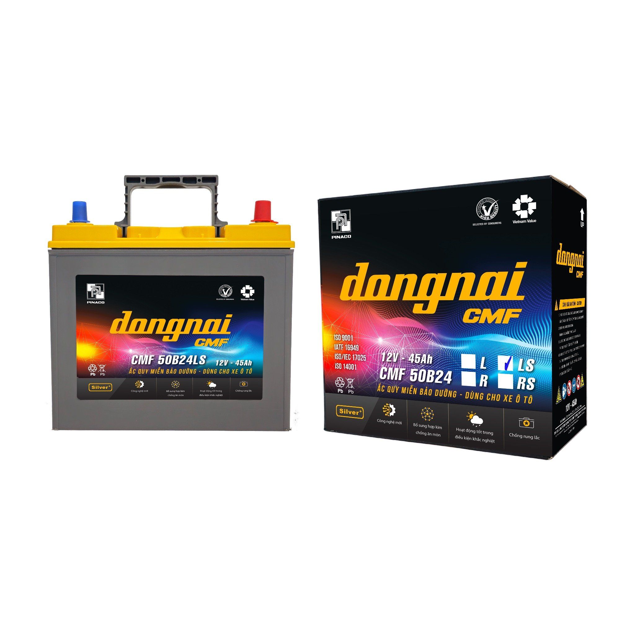 Đồng Nai CMF 50B24LS - 12V - 45Ah3