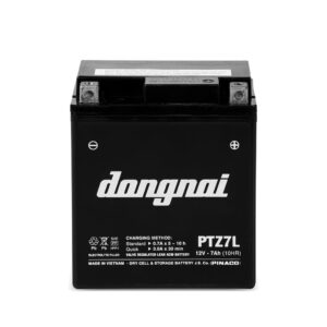 Ắc quy Đồng Nai PTZ7L 12V 7Ah – Ắc quy khô xe máy chính hãng PINACO