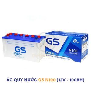 Ắc Quy GS N100 12V 100Ah – Ắc Quy Nước Xe Tải, Máy Phát