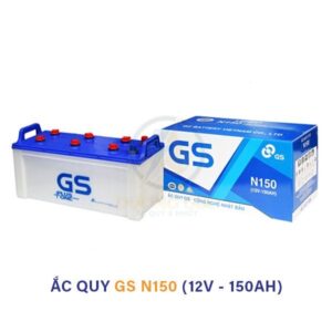 Ắc Quy GS N150 12V 150Ah – Ắc Quy Nước Công Suất Lớn Cho Xe Tải & Máy Phát