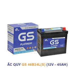 Ắc quy GS 46B24LS 12V 45Ah – Ắc quy khô chính hãng cọc trái
