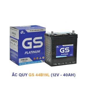 Ắc quy GS MF 44B19L 12V 40Ah – Ắc quy khô cọc trái chính hãng