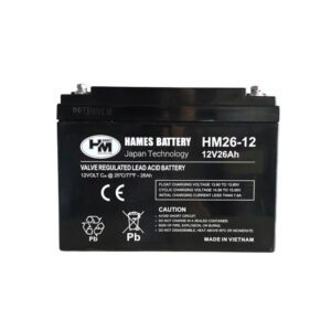Ắc Quy Hames HM26-12 12V 26Ah – Ắc Quy AGM Cho UPS, Loa Kéo & Thang Máy
