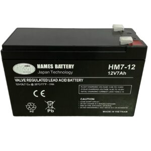 Ắc Quy Hames HM7-12 12V 7Ah – Ắc Quy Kín Khí AGM Cho UPS & Lưu Điện