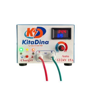 Sạc Kita Dina Auto 12V/24V 15A – Sạc ắc quy tự động đa năng