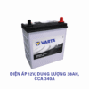 Ắc quy Varta 42B20R 12V 38Ah chính hãng cọc lồi nhỏ tại Dương Gia