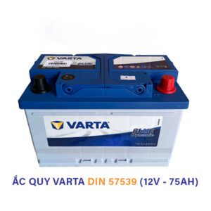 Ắc Quy Varta DIN75 57539 12V 75Ah – Ắc Quy DIN Cao Cấp Cho Xe Trung & Cao Cấp