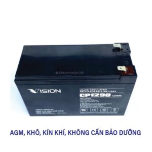 ắc quy vision cp1290 12v 9ah chính hãng tại Ắc Quy Dương Gia