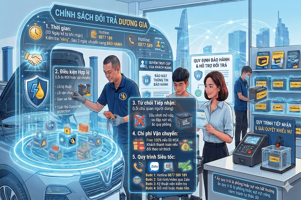 Chính sách đổi trả tại Dương Gia