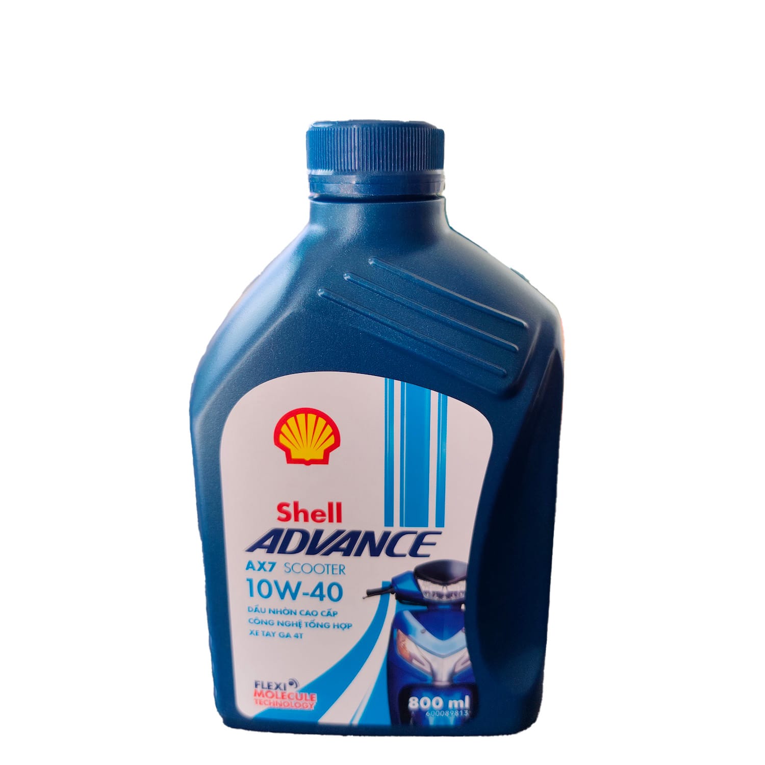 Nhớt Shell Advance AX7 Scooter 10W40 0.8L chính hãng cho xe tay ga tại Dương Gia