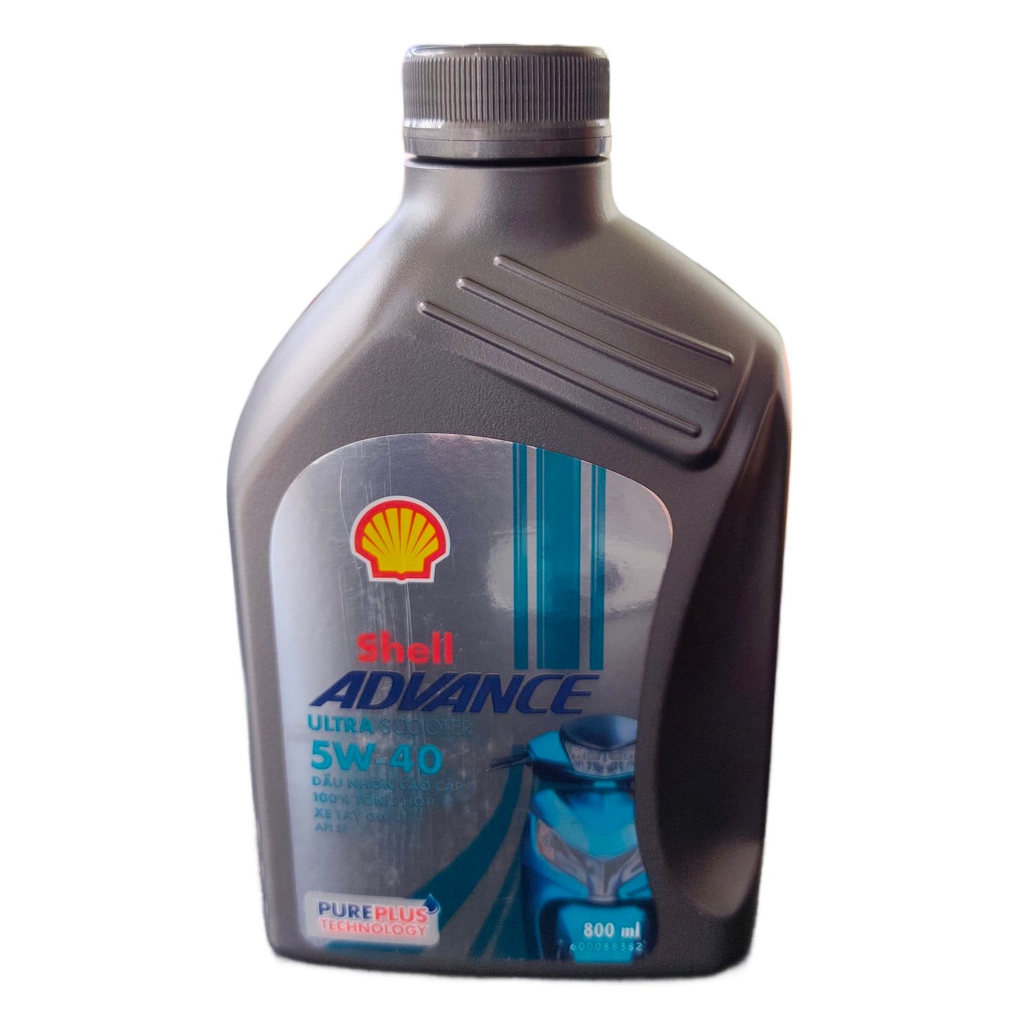 Chai nhớt shell advance ultra scooter 5w40 0.8l xe tay ga tổng hợp 100% chính hãng tại Dương Gia